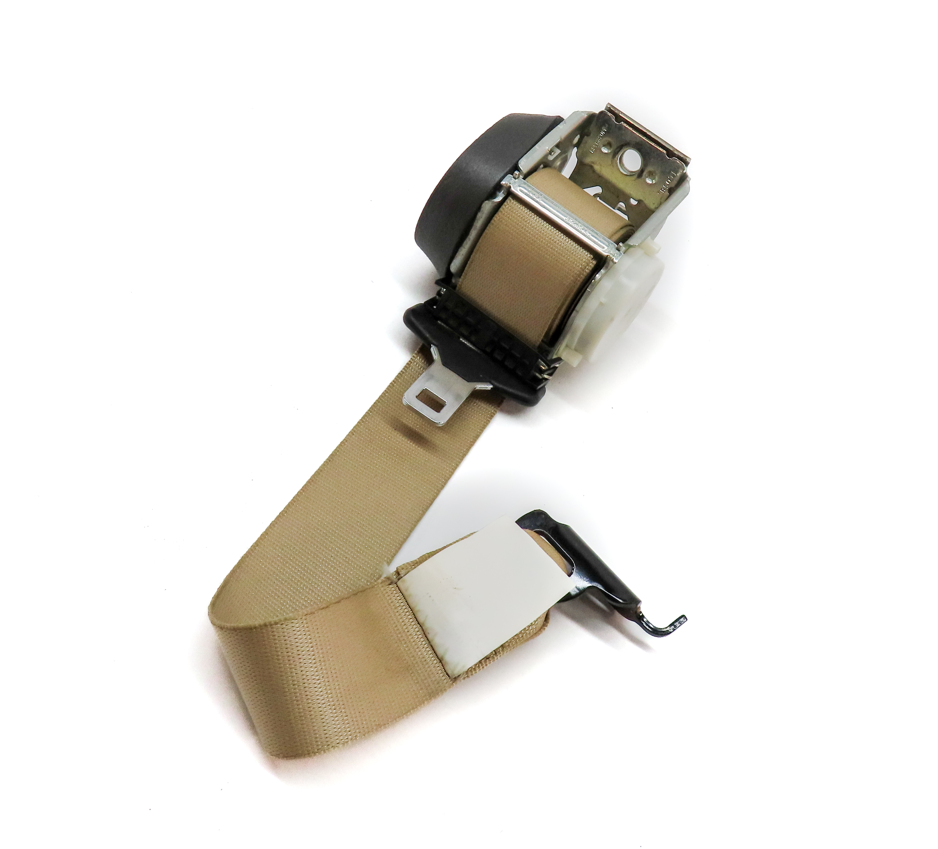 2015 BMW X3 (F25) REAR SEAT RIGHT SEATBELT SEAT BELT RETRACTOR (Beige) — exact item pictured